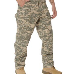 Camo Combat Uniform Pants Rothco Army Style 5755 Waist 27' - 30' NWT Green/Tan